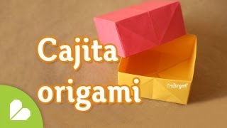 Como hacer Caja Origami BASICA y FACIL [upl. by Itsym269]