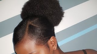 TUTO CHIGNON POSTICHE AFRO XPRESSION 😊 [upl. by Zerk]