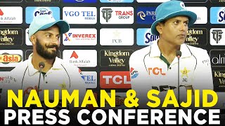 Nauman Ali amp Sajid Khan Press Conference  Pakistan vs England  3rd Test Day 3 2024  PCB  M3G1K [upl. by Stillman]