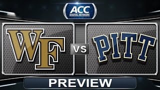 Wake Forest vs Pittsburgh Preview  2014 ACC Mens Basketball Tournament [upl. by Cirdek]