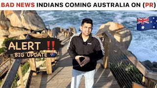 BAD NEWS FOR INDIANS COMING AUSTRALIA ON PR  BIG UPDATE [upl. by Eseerahs111]