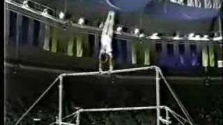 Daniela Silivas  1988 Olympics Team Compulsories  Uneven Bars [upl. by Enelyk]