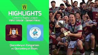 The Battle of Queanbeyan  2024 Canberra Rugby League Grand Final Highlights [upl. by Orelu470]