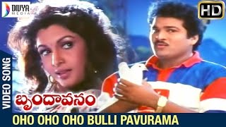 Brindavanam Telugu Movie Songs  Oho Oho Bulli Pavurama Video Song  Rajendra Prasad  Ramya Krishna [upl. by Otxilac110]