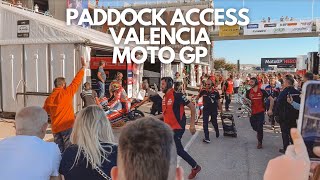 Paddock Access to the Valencia MotoGP  What Goes on in the Hours Before the Race [upl. by Sadoff13]