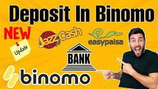 How To Deposit On Binomo from Easypaisa Jazzcash and Bank account  Binomo Trading 20222023 [upl. by Pietra]