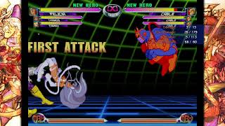 MvC2 Felicia 100 Combos Solo amp with Thanos AssistDHC [upl. by Nerreg]