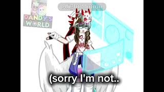 I not npcgachalife2 roblox DANDY SORLD [upl. by Maressa]