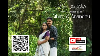 Athira amp Ananthu wedding live streaming [upl. by Atnwahsal]