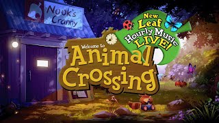 Animal Crossing New Leaf LIVE Hourly Music  12am  12pm  Relaxing Music  Ambient Sounds [upl. by Ecneret]