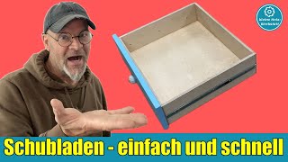 Schubladenbau leicht gemacht Die einfachste Methode Schubladen zu bauen [upl. by Rimidalg104]