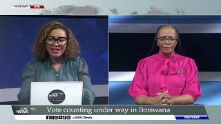 Vote counting under way in Botswana Sophie Mokoena updates [upl. by Astra]