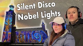 Experience Stockholm Nobel Week Lights with a Silent Disco ft Greta Thunberg [upl. by Eelrebmik]