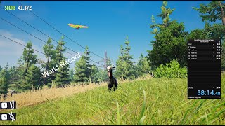 Goat Simulator Remastered All Trophies Goatville Speedrun WR 4017067 [upl. by Aramot709]