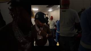 Moneybagg Yo Flexin Backstage with a whole lotta Ice On 💎 rap millionaire hiphop [upl. by Press]