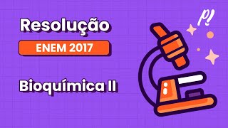 ENEM 2017  Bioquímica II  A reação em cadeia da polimerase PCR na sigla em inglês [upl. by Devine]