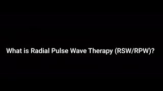 What is Radial Pulse Wave Therapy RSWRPW shockwavetherapy physicaltherapy [upl. by Aneres]