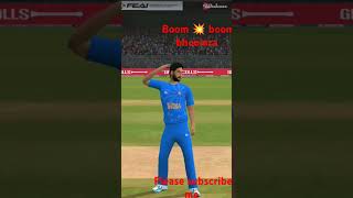 Boom boom 💥 bhoomra T20 cricket World Cup cricket wcc3 realcricket22 [upl. by Epuladaugairam]