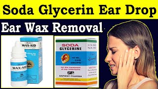 Soda glycerin ear drop how to use  Wax aid ear drops uses in urdu  ear wax removal aid drops [upl. by Christine]