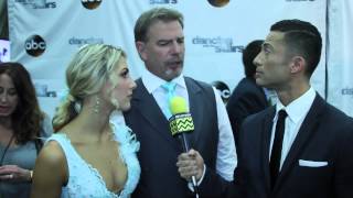 Dancing with the Stars  Bill Engvall amp Emma Slater AfterBuzz TV Interview October 14th 2013 [upl. by Plunkett]