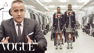 Thom Browne’s Entire Design Process From Sketch to Dress  Vogue [upl. by Abigail]