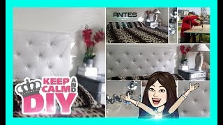 DIY Cómo hacer cabeceras de cama con tapizado 2019   TAPICERIA  Diy headboards [upl. by Yemrej371]