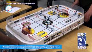 Настольный хоккейTable hockeyHelsinki201011LAMPIGALUZOGame6commentOSTERMAN [upl. by Eichman]