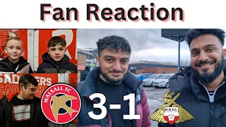 Fan Reaction after Walsall 31 Doncaster [upl. by Acenes66]