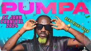 PUMPA LIVE AT ST JOHN CARNIVAL VILLAGE 2024 [upl. by Idona]