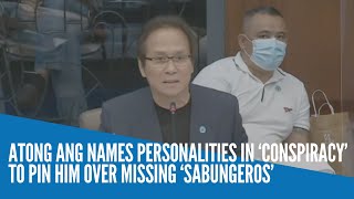 Atong Ang names personalities in ‘conspiracy’ to pin him over missing ‘sabungeros’ [upl. by Aneerak289]