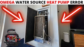 HVAC OMEGA Water Source Heat Pump Not Cooling Or Heating Water Cooled Heat Pump Shutting Down LPS [upl. by Nelluc630]