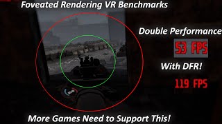 Benchmarking Foveated Rendering in VR on the Pimax Crystal  Game Changing Potential [upl. by Jacquette]