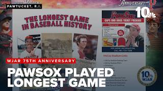 Pawtucket Red Sox played longest game in professional baseball [upl. by Ahsiloc]