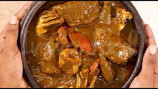 Recette Ivoirienne  Sauce Graine aux Crabes [upl. by Jenness]