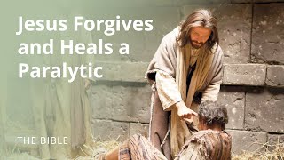 Mark 2  Jesus Forgives Sins and Heals a Man Stricken with Palsy  The Bible [upl. by Iorgo]