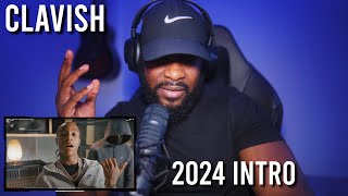 Clavish  2024 Intro Freestyle Official Video Reaction  LeeToTheVI [upl. by Christenson]