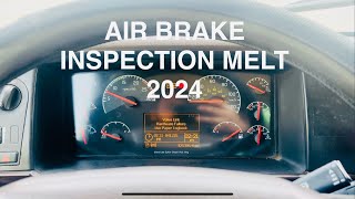 Air Brake Inspection Melt 2024 [upl. by Htennaj]