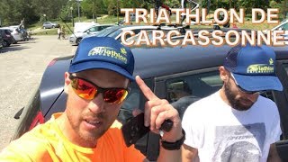 TRIATHLON DE CARCASSONNE 2018  PREMIER TRI PREMIERE GALERE [upl. by Naesyar]