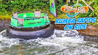 Rumba Rapids On Ride at Thorpe Park 2021 4K [upl. by Enilauqcaj]