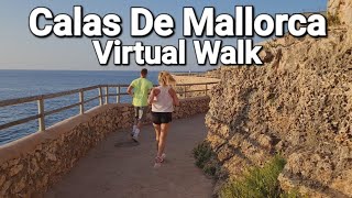 Cala Domingos Calas De Mallorca Virtual Walking Tour Spanish Summertown [upl. by Ruscher939]