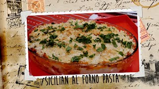 Savor Sicily  Sicilian Al Forno Pasta  Food Travels with Nancy Waldeck [upl. by Diarmid]