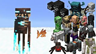 Epic Minecraft BattleSoulless valley enderman vs all mobs fight minecraft gaming [upl. by Bridwell286]