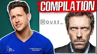 Doctor Mike Reacts To House MD  Compilation [upl. by Engeddi]