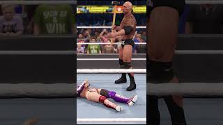 The Rock vs Asuaka Part4 wwe shortfeed shortsvideo wwe2k24 wweraw wwesmackdown romanreigns [upl. by Adnoval]