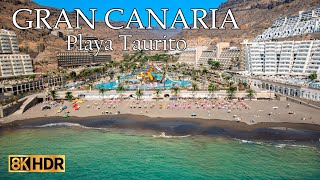 Taurito Beach  Gran Canaria  Canary Islands  Spain 8K [upl. by Edita]