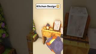 Minecraft Cozy Kitchen Design😲 shorts [upl. by Ecienahs754]