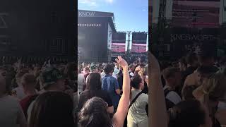 Crowd sings quotSweet Carolinequot at Liam Gallaghers Knebworth 2022 concert oasis knebworth [upl. by Judd]