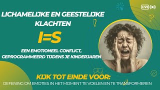 Is jouw chronische pijn een emotioneel conflict dat je lichaam saboteert Geleerd als kind 2024 [upl. by Erbma]