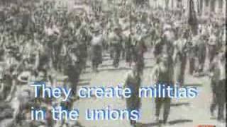 1936  Spanish anarchist song wEnglish subtitles [upl. by Alvie]