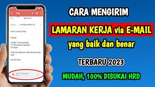 Cara Mengirim Lamaran Kerja Lewat Email [upl. by Lucie]